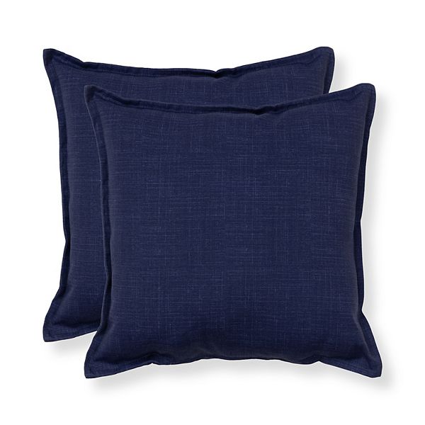 Sonoma Goods For Life® 2-pk. Indoor / Outdoor Throw Pillow - Navy