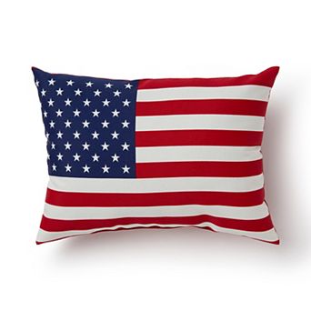 Sonoma Goods For Life® Indoor / Outdoor American Flag Throw Pillow