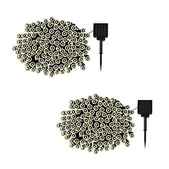 Pure Garden 200 ct Solar Powered Outdoor Fairy String Lights