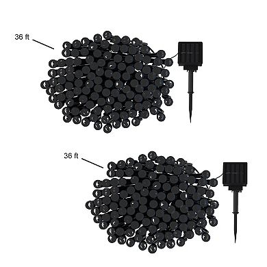 Pure Garden 200 ct. Solar Powered Outdoor Fairy String Lights