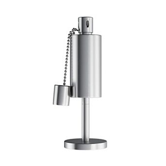 Pure Garden 10.5 in Stainless Steel Table Torch Lamp