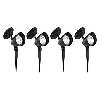 Pure Garden 4-Pack Weather-Resistant Solar Outdoor Garden Lights