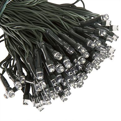 Pure Garden Solar Powered Hanging Outdoor Cool White String Lights