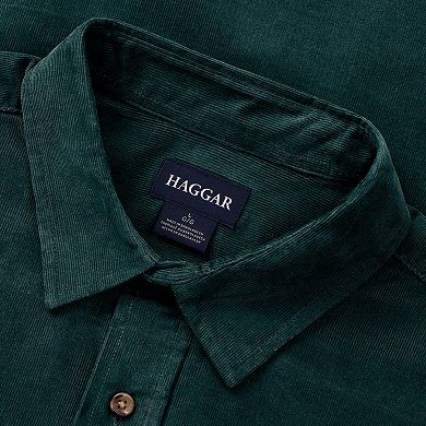 Men's Haggar® Long Sleeve Casual Cotton Corduroy Shirt