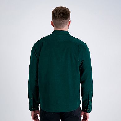 Men's Haggar® Long Sleeve Casual Cotton Corduroy Shirt