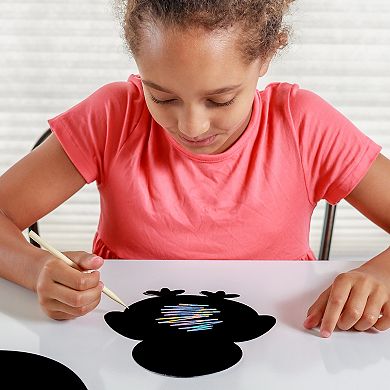 Pulsar Easter Scratch Art