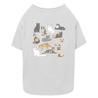 Mad Engine Global Types Of Cats Pet Tee