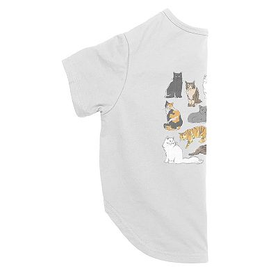 Mad Engine Global Types Of Cats Pet Tee