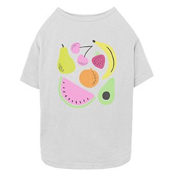 Mad Engine Global Colorful Fruits Pet Tee