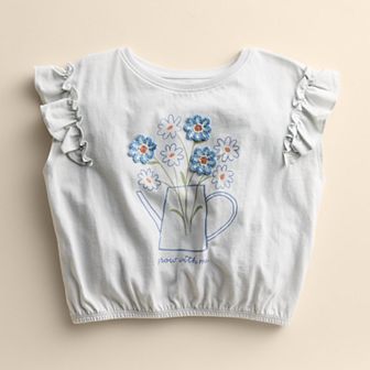 Baby & Toddler Girl Little Co. By Lauren Conrad Ruffle Boxy Tee