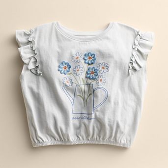 Baby & Toddler Girl Little Co. By Lauren Conrad Ruffle Boxy Tee