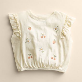 Baby & Toddler Girl Little Co. By Lauren Conrad Ruffle Boxy Tee