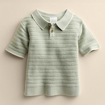 Kids 4-12 Little Co. By Lauren Conrad Textured Sweater Polo