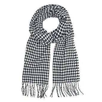 David & Young Softer Than Cashmere Houndstooth Winter Scarf