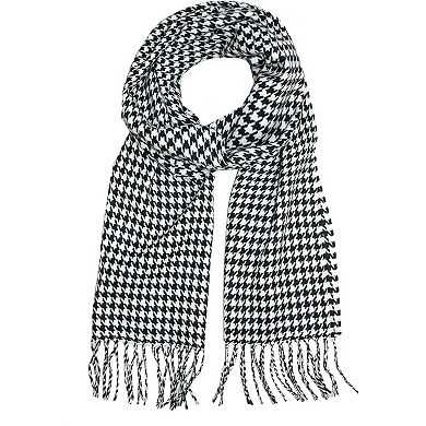 David & Young Softer Than Cashmere Houndstooth Winter Scarf