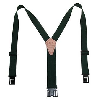 Men's Elastic 1.5 Inch Wide Hook End Suspenders