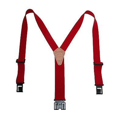 Perry Suspenders Men's Tall Elastic 1.5 Inch Wide Hook End Suspenders