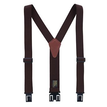 Men's Tall Elastic 1.5 Inch Wide Hook End Suspenders