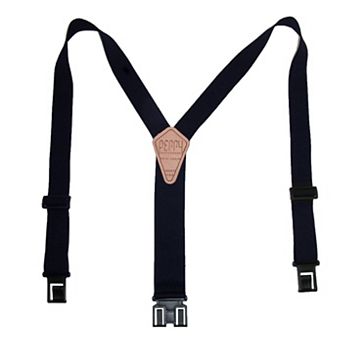 Men's Tall Elastic 1.5 Inch Wide Hook End Suspenders