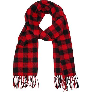 David & Young Softer Than Cashmere Buffalo Plaid Winter Scarf