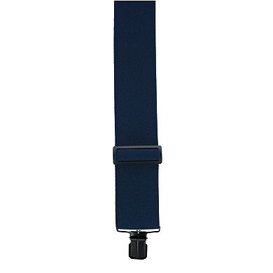 Perry Suspenders Men's Big & Tall Solid Color X-Back Clip-End Suspenders