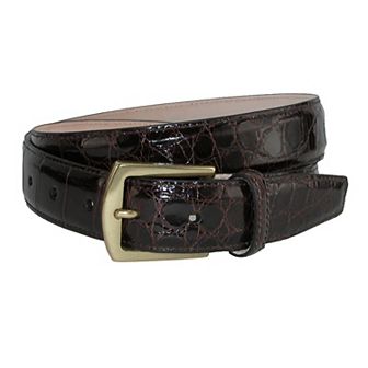 Crookhorndavis Men's American Alligator 32mm Belt