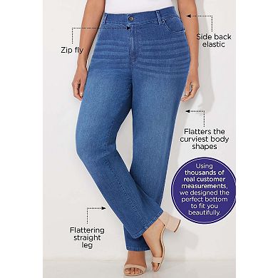 Catherines Women's Plus Size Right Fit Curvy Jean