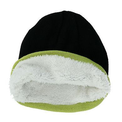 Polar Extreme Kids' Striped Beanie With Texting Glove Set