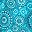 Vibrant Turq Medallion