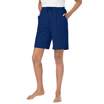 Dreams & Co. Plus Size Print Pajama Shorts