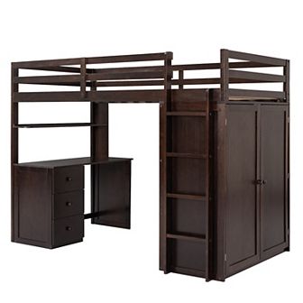 Merax Modern Versatile Loft Bed