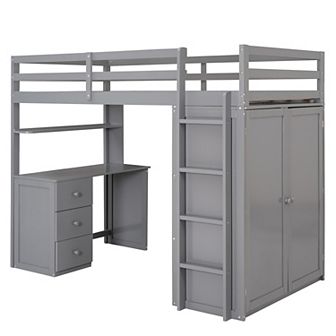 Merax Modern Versatile Loft Bed