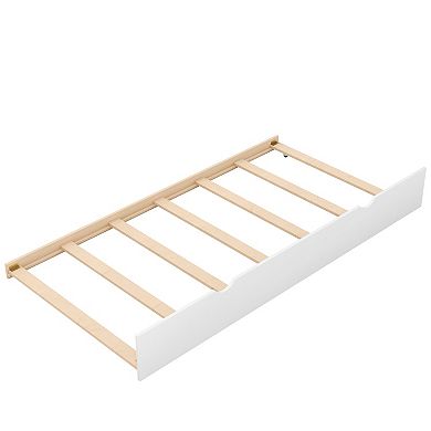 Merax Modern Pull-out Bunk Bed With Trundle