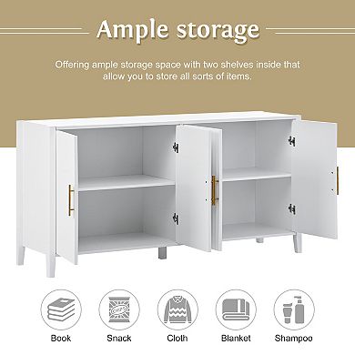 Merax Accent Storage Cabinet Sideboard Wooden Cabinet