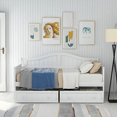 Merax Wooden Daybed With Drawers
