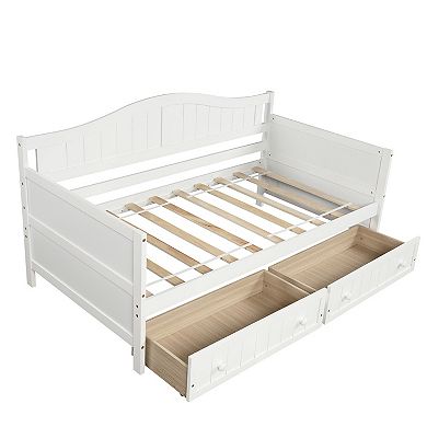 Merax Wooden Daybed With Drawers