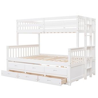 Merax Twin-over-full Bunk Bed With Twin Size Trundle