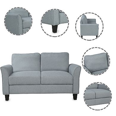 Merax Living Room Furniture Love Seat Sofa Double Seat Sofa