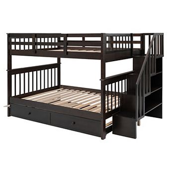 Merax Full-over-full Bunk Bed With Twin Size Trundle