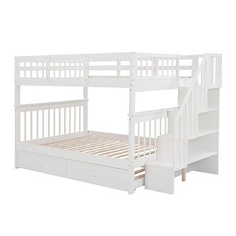 Merax Full-over-full Bunk Bed With Twin Size Trundle