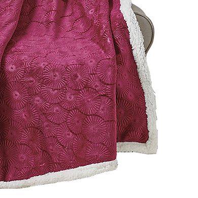 Louvre Sherpa Decorative Super Soft Throw Blanket For Sleep/decor