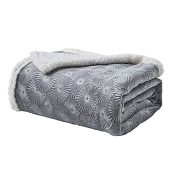 Louvre Sherpa Decorative Super Soft Throw Blanket For Sleep/decor