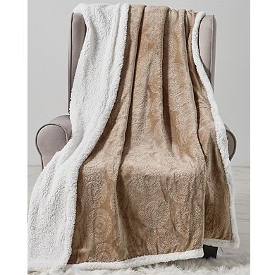 Caesar Sherpa Decorative Super Soft Throw Blanket For Sleep/decor
