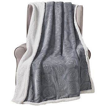 Caesar Sherpa Decorative Super Soft Throw Blanket For Sleep/decor