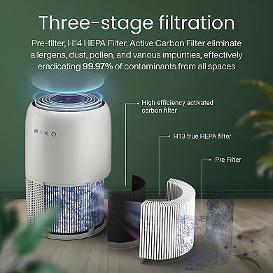 Miko Hepa Air Purifier Up To 770 Sqft