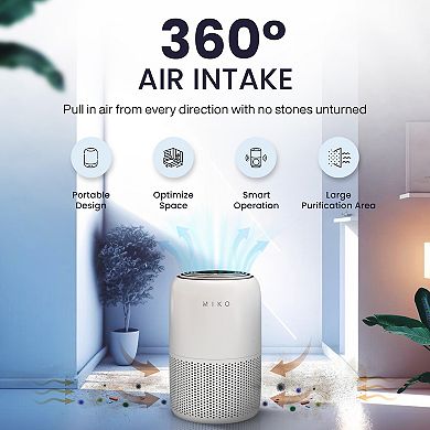 Miko Hepa Smart Air Purifier Up To 770 Sqft - App Controlled