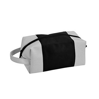 Leatherette And Canvas Travel Kit