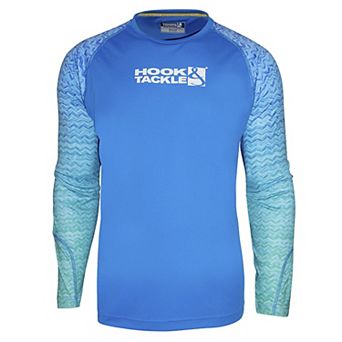 Gradient Waves L/s Uv Fishing T-shirt