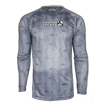 Tuna Texture L/s Uv Fishing T-shirt