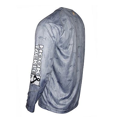 Tuna Texture L/s Uv Fishing T-shirt